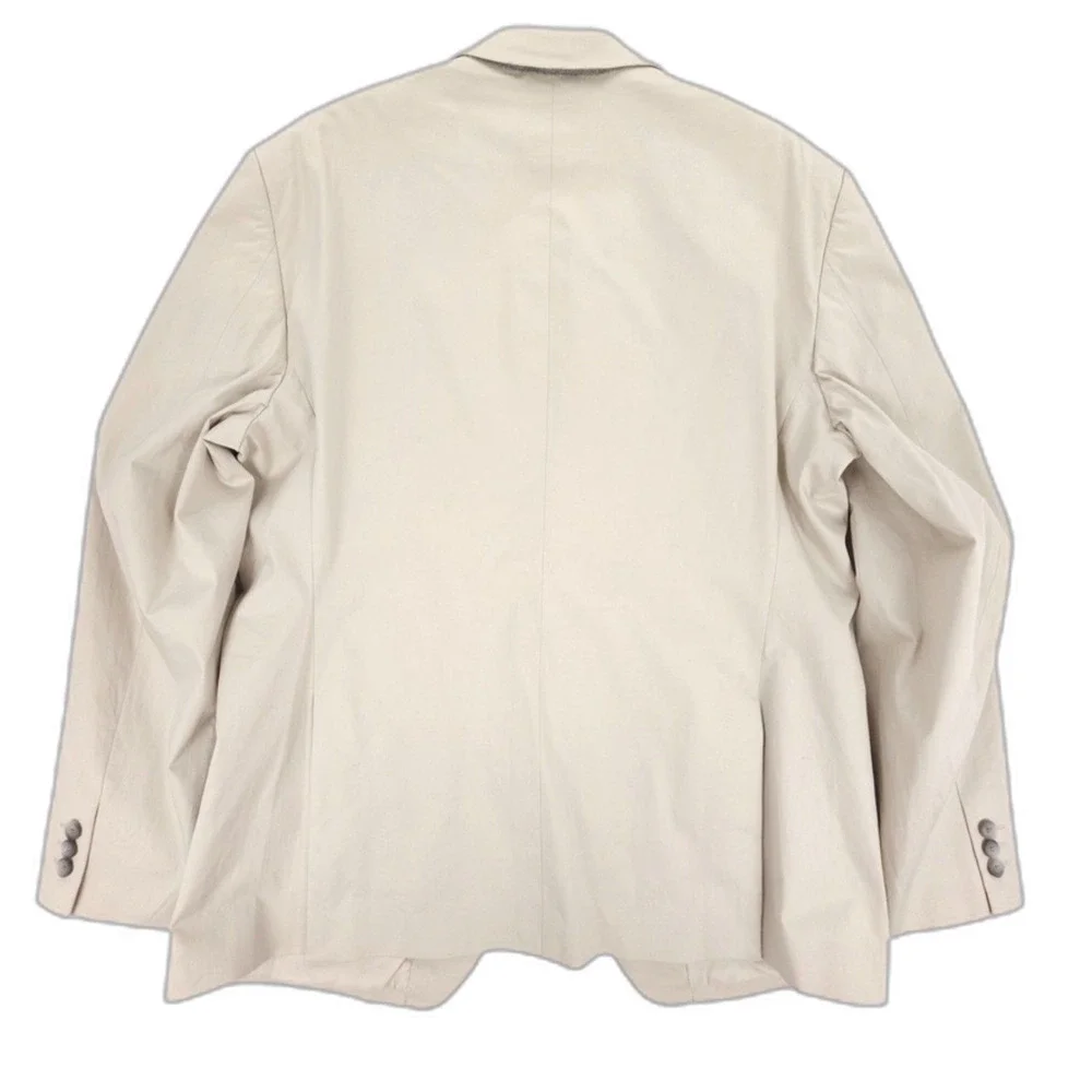NWT Theory Kris Two Button Blazer Suit Jacket Taupe Cream Old Money Quiet Luxury